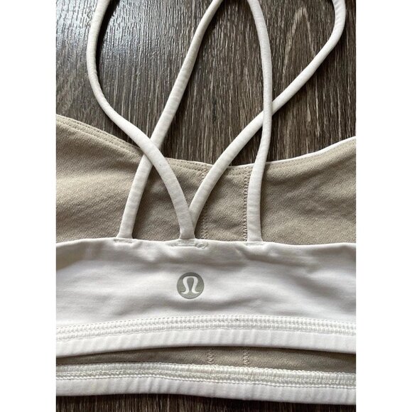 Lululemon Align Tank Top Cropped White Size 10 Yoga Gym Workout Activewer - Picture 7 of 12
